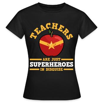 Lehrer Grundschullehrer - Frauen T-Shirt - Schwarz - Vorne - AI Model Female 172 dark (172cm)