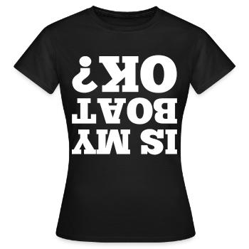 Hors-bord hors-bord - T-shirt Femme - noir - Devant - AI Model Female 172 dark (172cm)