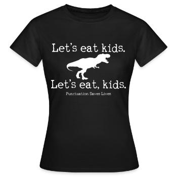 Grammaire de professeur d'anglais - T-shirt Femme - noir - Devant - AI Model Female 172 dark (172cm)