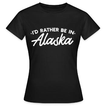 Alaska - T-shirt Femme - noir - Devant - AI Model Female 172 dark (172cm)