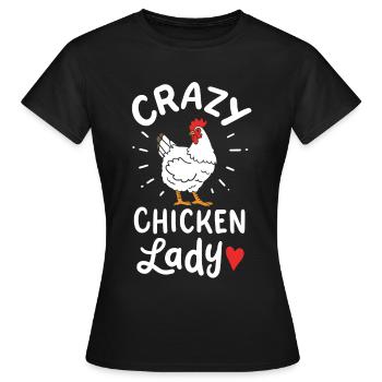 Chicken Lady - T-shirt Femme - noir - Devant - AI Model Female 172 dark (172cm)