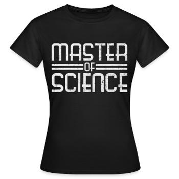Une maîtrise - T-shirt Femme - noir - Devant - AI Model Female 172 dark (172cm)
