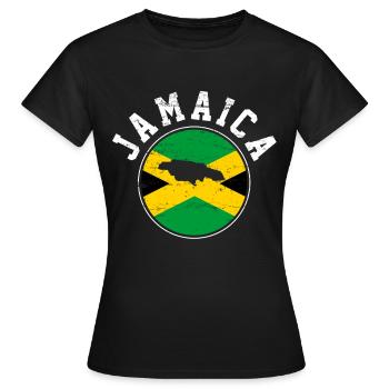 Jamaica - Women's T-Shirt - black - Front - AI Model Female 172 dark (172cm)