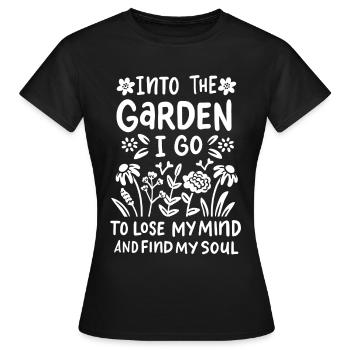 Jardinier jardinier amateur - T-shirt Femme - noir - Devant - AI Model Female 172 dark (172cm)