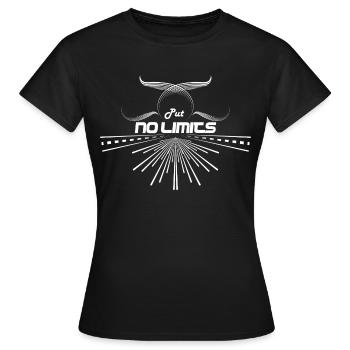 Put no Limits - ohne Limit - Frauen T-Shirt - Schwarz - Vorne - AI Model Female 172 dark (172cm)