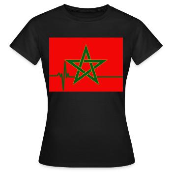 Der König von Marokko - Frauen T-Shirt - Schwarz - Vorne - AI Model Female 172 dark (172cm)