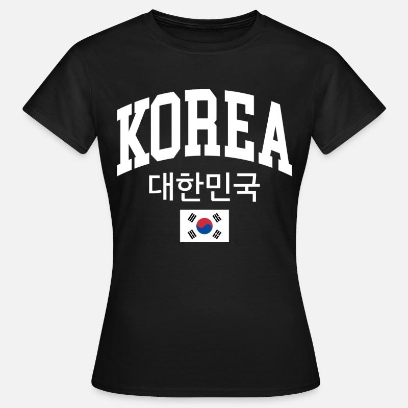 Corée - T-shirt Femme - noir
