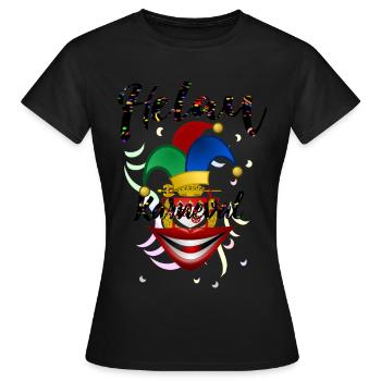Carnaval de Mayence - T-shirt Femme - noir - Devant - AI Model Female 172 dark (172cm)