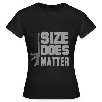 shoot - Women's T-Shirt - black - Front - AI Model Female 172 dark (172cm)