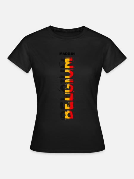 Belgien - Frauen T-Shirt - Schwarz