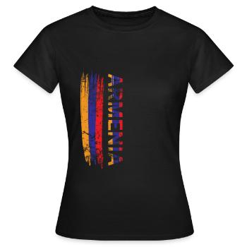 Arménie Jerwan - T-shirt Femme - noir - Devant - AI Model Female 172 dark (172cm)