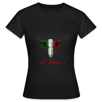 Mexique Pays Amérique du Sud - T-shirt Femme - noir - Devant - AI Model Female 172 dark (172cm)