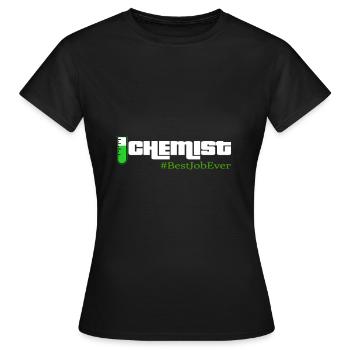 Chemiker Reagenzglas - Frauen T-Shirt - Schwarz - Vorne - AI Model Female 172 dark (172cm)
