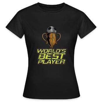Football Sport But Coupe De Championnat - T-shirt Femme - noir - Devant - AI Model Female 172 dark (172cm)