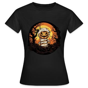 Halloween Mummy - Women's T-Shirt - black - Front - AI Model Female 172 dark (172cm)