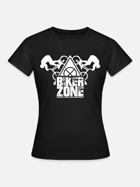 Biker Zone - Frauen T-Shirt - Schwarz