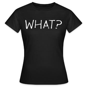 point d'interrogation - T-shirt Femme - noir - Devant - AI Model Female 172 dark (172cm)