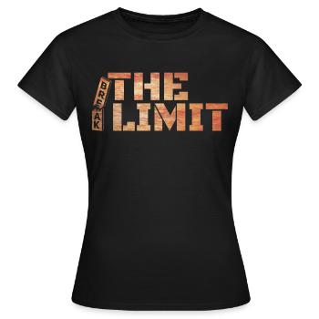 Die Grenze Überschreiten - Frauen T-Shirt - Schwarz - Vorne - AI Model Female 172 dark (172cm)
