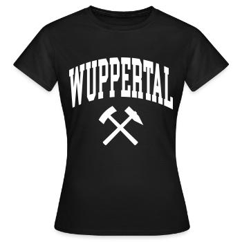 Wuppertal - Women's T-Shirt - black - Front - AI Model Female 172 dark (172cm)