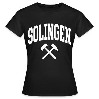 Solingen - Women's T-Shirt - black - Front - AI Model Female 172 dark (172cm)