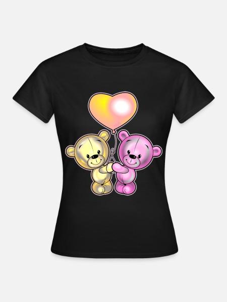 Bears in love 2 - Women's T-Shirt - black
