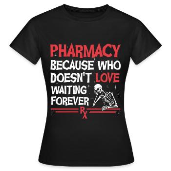 Pharmacy Halloween - Frauen T-Shirt - Schwarz - Vorne - AI Model Female 172 dark (172cm)