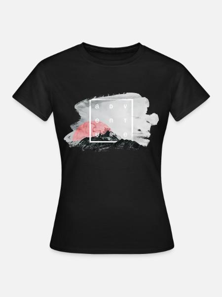 Adventure - Frauen T-Shirt - Schwarz
