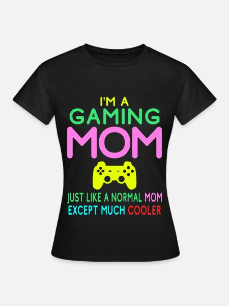 Je suis une mère de jeu. Jeu de sport. - T-shirt Femme - noir