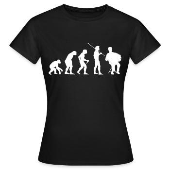 Accordéon Evolution Accordéon Accordéon accordé - T-shirt Femme - noir - Devant - AI Model Female 172 dark (172cm)