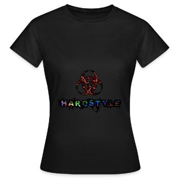 Hardstyle - T-shirt Femme - noir - Devant - AI Model Female 172 dark (172cm)