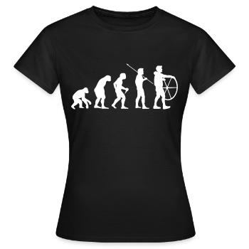 Capitaine Evolution voile régate de cadeaux skipper - T-shirt Femme - noir - Devant - AI Model Female 172 dark (172cm)