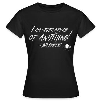 N’ayez jamais peur - T-shirt Femme - noir - Devant - AI Model Female 172 dark (172cm)