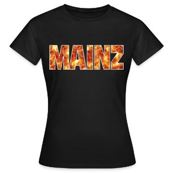 Mayence - T-shirt Femme - noir - Devant - AI Model Female 172 dark (172cm)