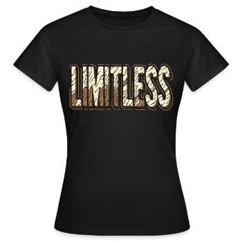 Illimité - T-shirt Femme - noir - Devant - AI Model Female 172 dark (172cm)
