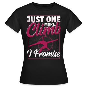 Aerial Silks Design Für Eine Luftakrobatin - Frauen T-Shirt - Schwarz - Vorne - AI Model Female 172 dark (172cm)