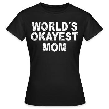 Maman Cadeau Fête des Mères - T-shirt Femme - noir - Devant - AI Model Female 172 dark (172cm)