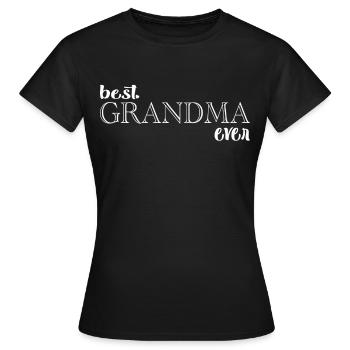 Oma Geschenkidee Großeltern - Frauen T-Shirt - Schwarz - Vorne - AI Model Female 172 dark (172cm)