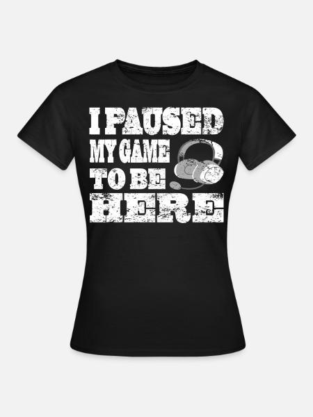 Gaming Retro Geschenkidee - Frauen T-Shirt - Schwarz