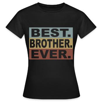 Großer Bruder Familie Mama - Frauen T-Shirt - Schwarz - Vorne - AI Model Female 172 dark (172cm)