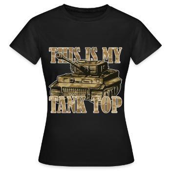 Blind soldat infanterie blindé cadeau - T-shirt Femme - noir - Devant - AI Model Female 172 dark (172cm)