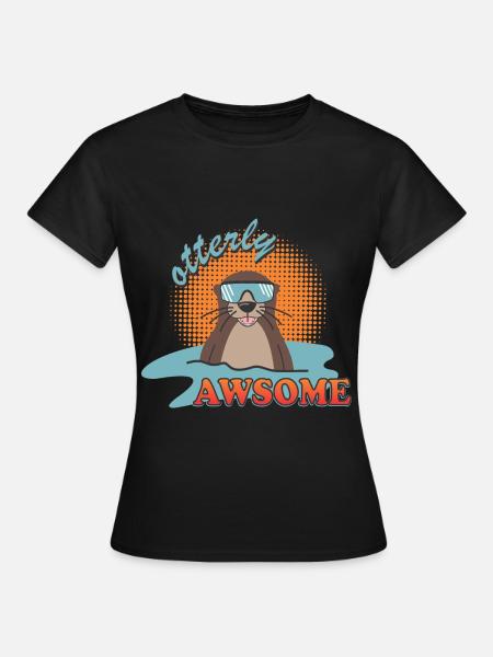 otter - Women's T-Shirt - black