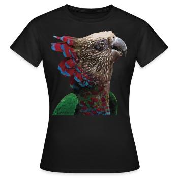 The cacique parrot - Women's T-Shirt - black - Front - AI Model Female 172 dark (172cm)
