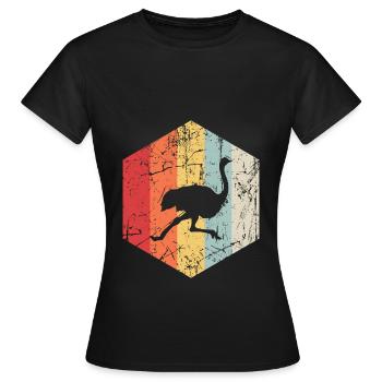 Strauss - Frauen T-Shirt - Schwarz - Vorne - AI Model Female 172 dark (172cm)