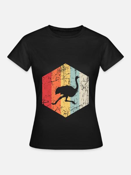 Strauss - Frauen T-Shirt - Schwarz