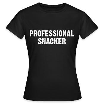 Grignoteur professionnel - T-shirt Femme - noir - Devant - AI Model Female 172 dark (172cm)