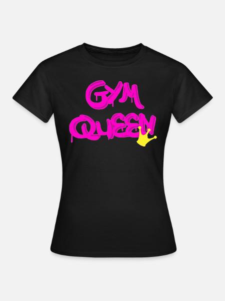 Gym-Queen - Women's T-Shirt - black