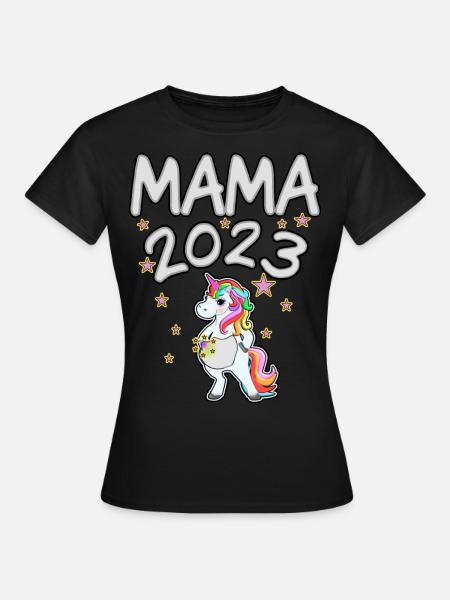 Mama 2023 - Frauen T-Shirt - Schwarz