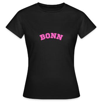 Bonn - T-shirt Femme - noir - Devant - AI Model Female 172 dark (172cm)