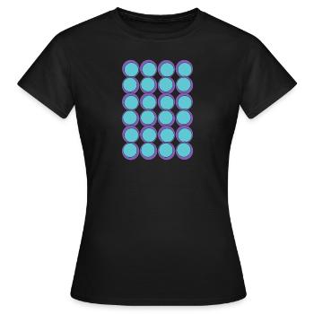 Points points points - T-shirt Femme - noir - Devant - AI Model Female 172 dark (172cm)