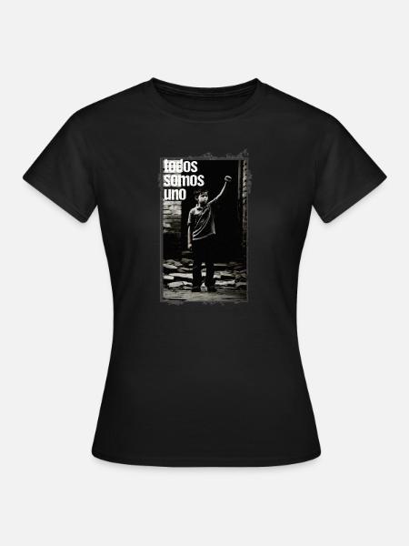 todos somos uno - Frauen T-Shirt - Schwarz